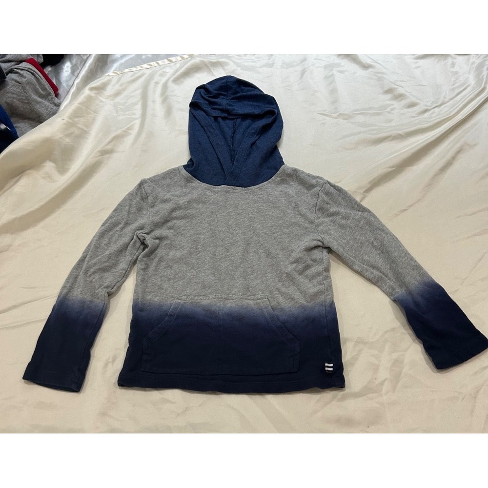EUC Splendid Sz 5/6 Gray Blue Black Tie Dye Hoodie